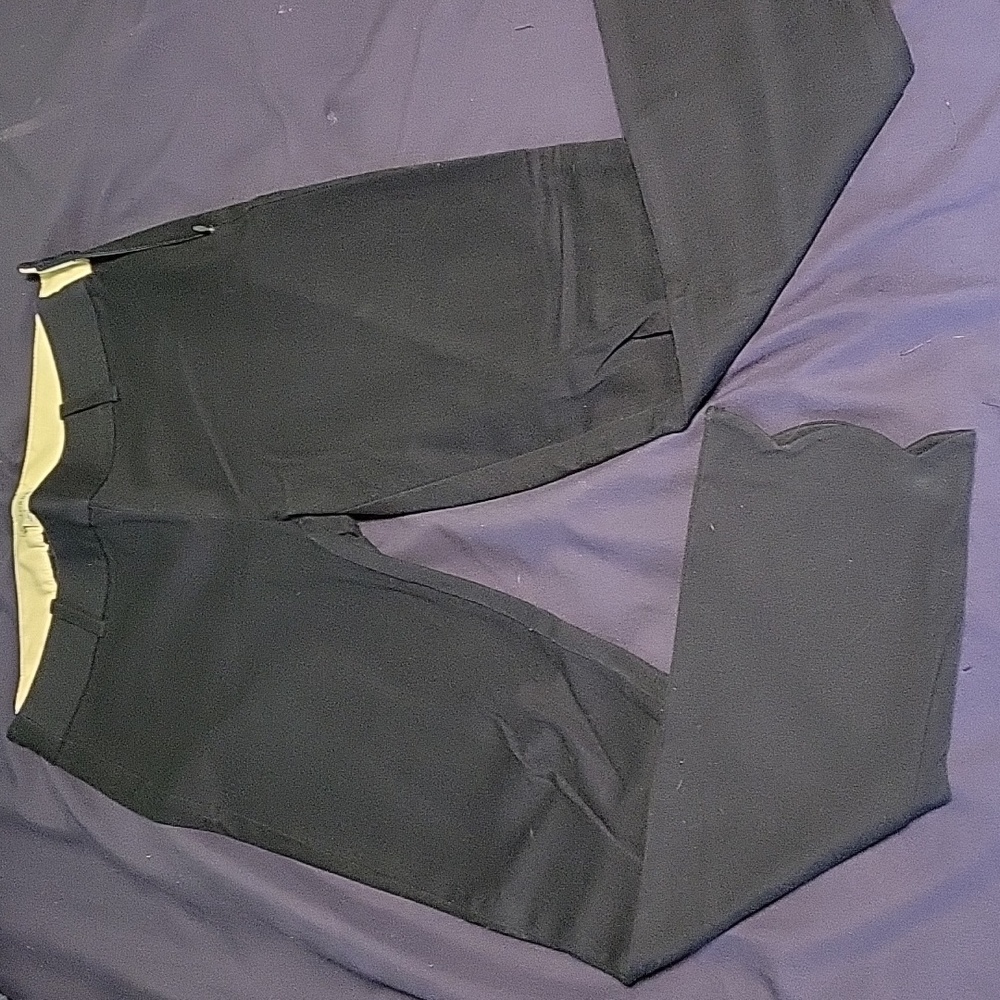 Navy Scalloped Bottom J.Crew Capris